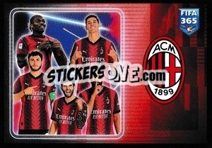 Sticker Club Identity - Milan - FIFA 365 2024
 n. 340 - Panini