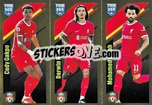 Sticker Cody Gakpo / Darwin Núñez / Mohamed Salah - FIFA 365 2024
 n. 81 - Panini