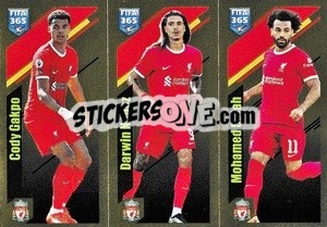 Sticker Cody Gakpo / Darwin Núñez / Mohamed Salah - FIFA 365 2024
 - Panini