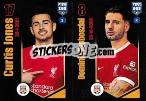 Sticker Curtis Jones / Dominik Szoboszlai - FIFA 365 2024
 n. 79 - Panini