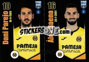 Sticker Dani Parejo / Álex Baena - FIFA 365 2024
 - Panini
