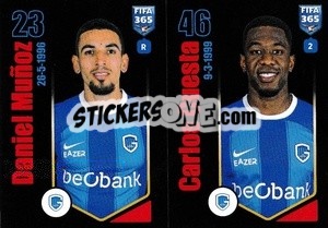 Sticker Daniel Muñoz / Carlos Cuesta - FIFA 365 2024
 - Panini