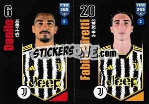 Sticker Danilo / Fabio Miretti - FIFA 365 2024
 - Panini