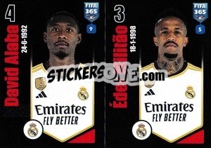 Sticker David Alaba / Éder Militão - FIFA 365 2024
 n. 170 - Panini