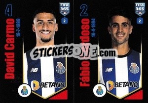 Sticker David Carmo / Fábio Cardoso - FIFA 365 2024
 - Panini