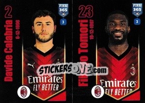 Figurina Davide Calabria / Fikayo Tomori - FIFA 365 2024
 - Panini