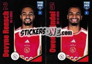 Sticker Devyne Rensch / Owen Wijndal - FIFA 365 2024
 n. 121 - Panini