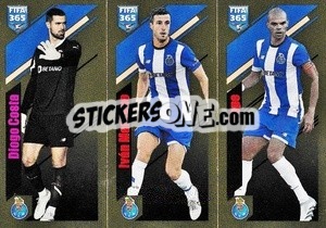 Sticker Diogo Costa / Ivan Marcano / Pepe - FIFA 365 2024
 - Panini