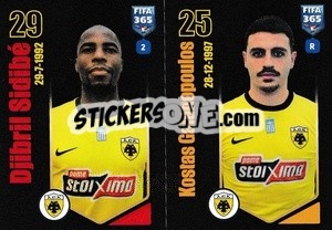 Sticker Djibril Sidibé / Kostas Konstantínos Galanópoulos - FIFA 365 2024
 n. 266 - Panini