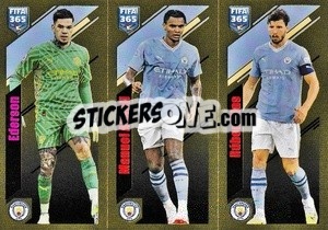 Figurina Ederson / Manuel Akanji / Rúben Dias - FIFA 365 2024
 - Panini