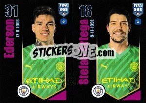 Sticker Ederson / Stefan Ortega Moreno - FIFA 365 2024
 n. 86 - Panini