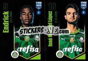 Sticker Endrick / José Manuel Lopez - FIFA 365 2024
 - Panini