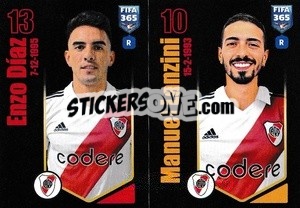 Figurina Enzo Díaz / Manuel Lanzini - FIFA 365 2024
 - Panini