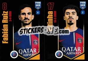 Sticker Fabián Ruiz / Vitinha - FIFA 365 2024
 n. 224 - Panini