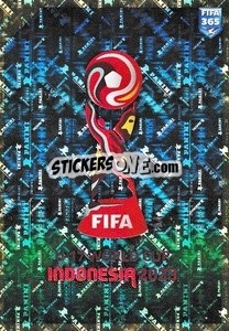 Sticker FIFA U-17 World Cup Indonesia 2023 logo - FIFA 365 2024
 n. 412 - Panini