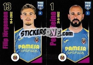 Cromo Filip Jörgensen / Pepe Reina - FIFA 365 2024
 - Panini