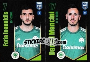 Figurina Fotis Ionnidis / Daniel Mancini - FIFA 365 2024
 n. 290 - Panini