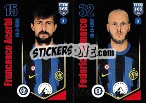 Sticker Francesco Acerbi / Federico Dimarco - FIFA 365 2024
 n. 298 - Panini