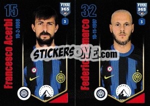 Cromo Francesco Acerbi / Federico Dimarco - FIFA 365 2024
 - Panini