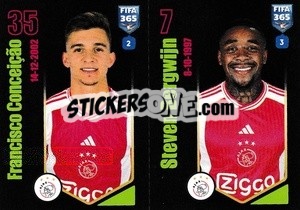 Sticker Francisco Conceição / Steven Bergwijn - FIFA 365 2024
 n. 131 - Panini