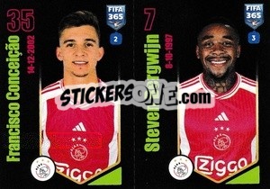 Sticker Francisco Conceição / Steven Bergwijn - FIFA 365 2024
 - Panini