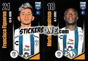 Sticker Francisco Figueroa / Marino Hinestroza - FIFA 365 2024
 - Panini