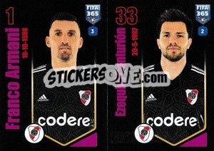 Sticker Franco Armani / Ezequiel Centurión - FIFA 365 2024
 n. 6 - Panini