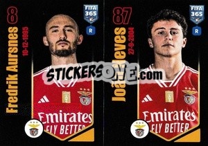 Sticker Fredrik Aursnes / João Neves - FIFA 365 2024
 - Panini