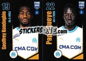 Sticker Geoffrey Kondogbia / Pape Gueye - FIFA 365 2024
 - Panini