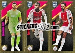 Cromo Gerónimo Rulli / Jorrel Hato / Devyne Rensch - FIFA 365 2024
 n. 119 - Panini