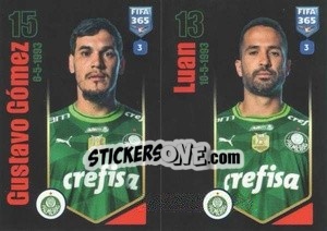 Sticker Gustavo Gómez / Luan - FIFA 365 2024
 - Panini