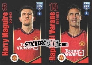 Sticker Harry Maguire / Raphaël Varane - FIFA 365 2024
 n. 106 - Panini