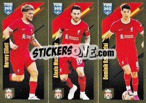 Sticker Harvey Elliott / Alexis Mac Allister / Dominik Szoboszlai