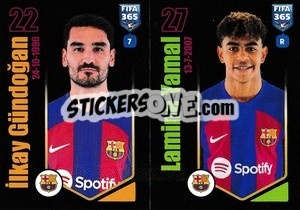 Sticker İlkay Gündoğan / Lamine Yamal - FIFA 365 2024
 - Panini