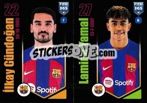 Sticker İlkay Gündoğan / Lamine Yamal - FIFA 365 2024
 n. 160 - Panini