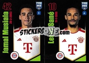 Sticker Jamal Musiala / Leroy Sané - FIFA 365 2024
 n. 242 - Panini