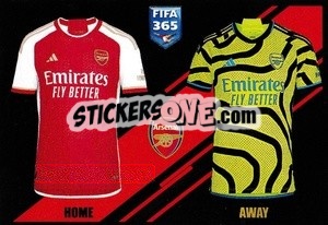 Figurina Jerseys - Arsenal - FIFA 365 2024
 - Panini