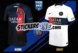 Sticker Jerseys - PSG - FIFA 365 2024
 - Panini