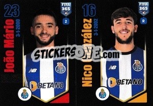 Sticker João Mário / Nico Gonzalez - FIFA 365 2024
 - Panini