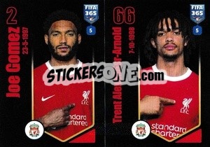 Cromo Joe Gomez / Trent Alexander-Arnold - FIFA 365 2024
 - Panini