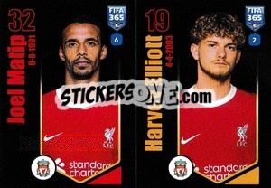Sticker Joel Matip / Harvey Elliott - FIFA 365 2024
 n. 76 - Panini