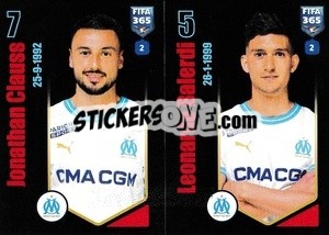 Sticker Jonathan Clauss / Leonardo Balerdi - FIFA 365 2024
 n. 201 - Panini