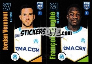 Cromo Jordan Veretout / François Mughe - FIFA 365 2024
 - Panini