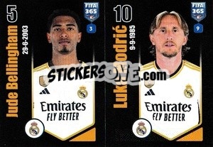 Sticker Jude Bellingham / Luka Modrić - FIFA 365 2024
 n. 175 - Panini