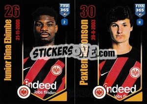 Sticker Junior Dina Ebimbe / Paxten Aaronson - FIFA 365 2024
 - Panini