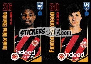 Sticker Junior Dina Ebimbe / Paxten Aaronson - FIFA 365 2024
 n. 254 - Panini