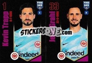 Cromo Kevin Trapp / Jens Grahl - FIFA 365 2024
 - Panini