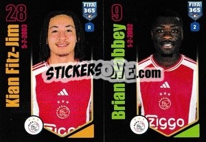 Sticker Kian Fitz-Jim / Brian Brobbey - FIFA 365 2024
 n. 128 - Panini