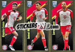 Cromo Kingsley Coman / Jamal Musiala / Leroy Sané - FIFA 365 2024
 - Panini