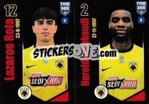 Sticker Lazaros Rota / Harold Moukoudi - FIFA 365 2024
 - Panini